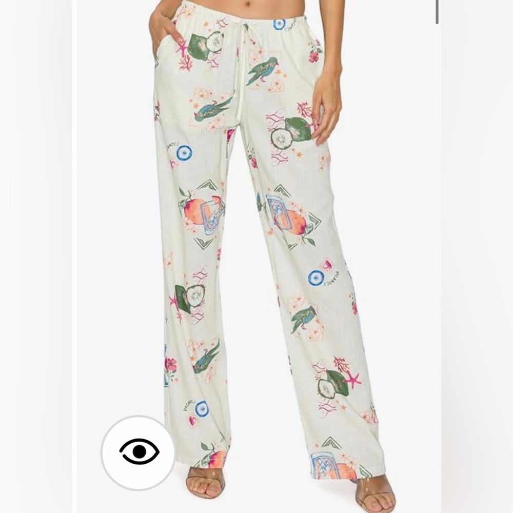 Cali1850 Women's Beach Linen Pants